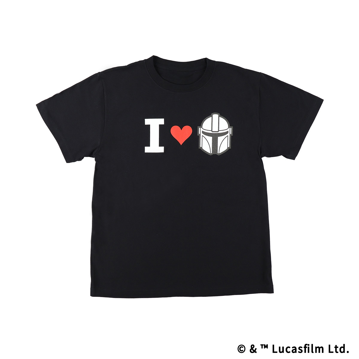 STAR WARS Tシャツ I LOVE MANDO 黒
