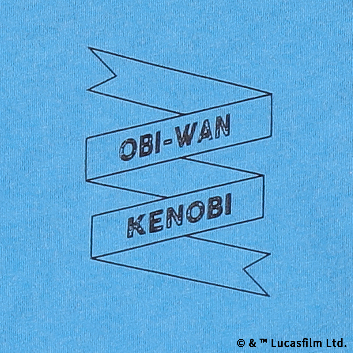 STAR WARSライトセーバーBOX入り 蓄光Tシャツ オビワン