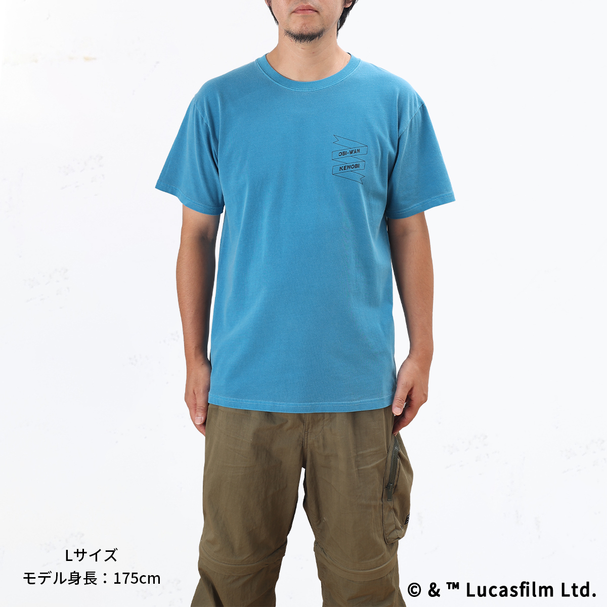 STAR WARSライトセーバーBOX入り 蓄光Tシャツ オビワン