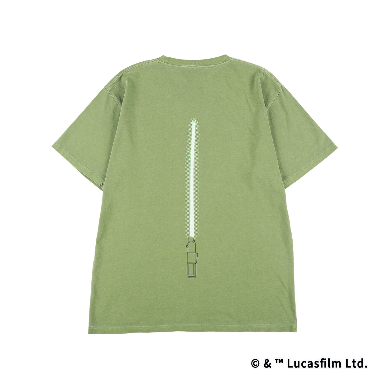STAR WARSライトセーバーBOX入り 蓄光Tシャツ ヨーダ