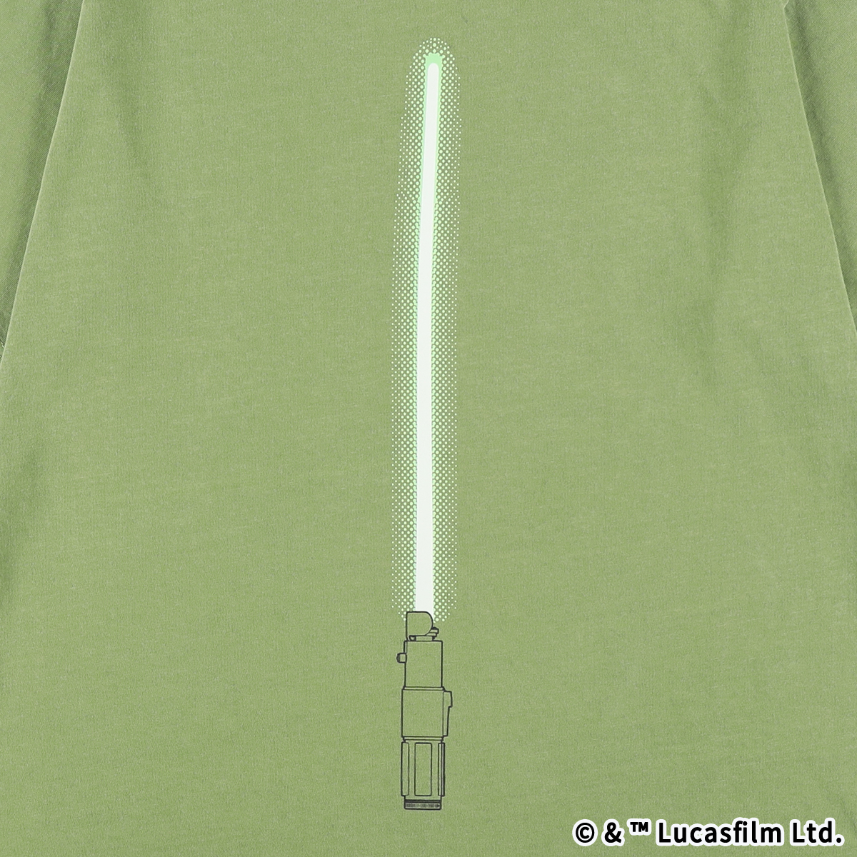 STAR WARSライトセーバーBOX入り 蓄光Tシャツ ヨーダ