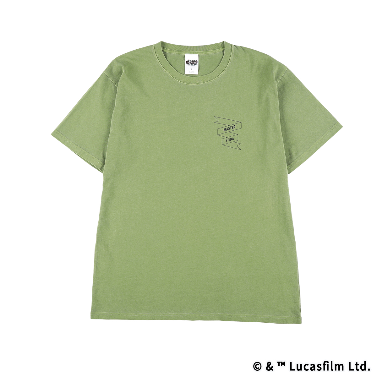 STAR WARSライトセーバーBOX入り 蓄光Tシャツ ヨーダ