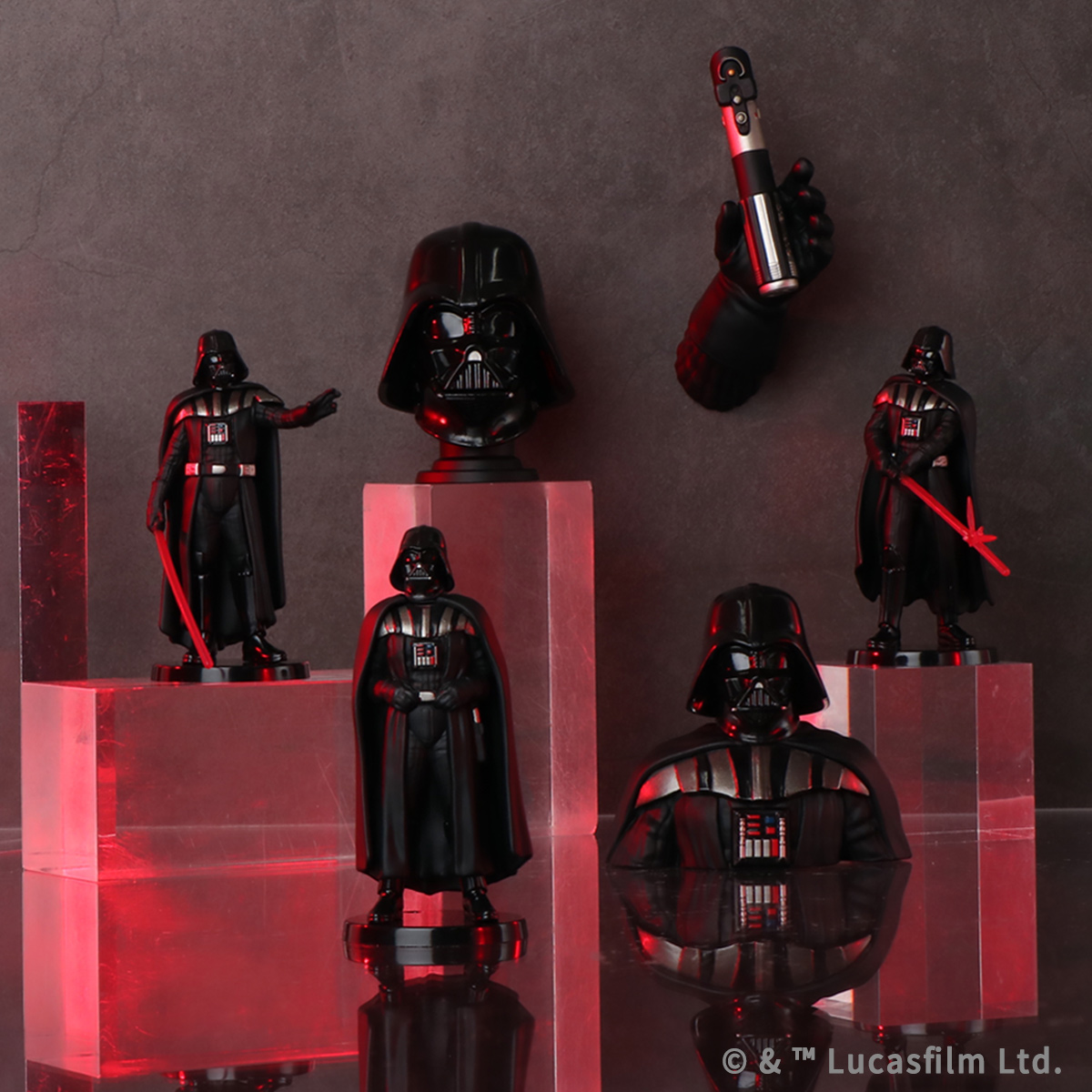 STAR WARS リトルスタチューコレクション ダース・ベイダー (全6種)