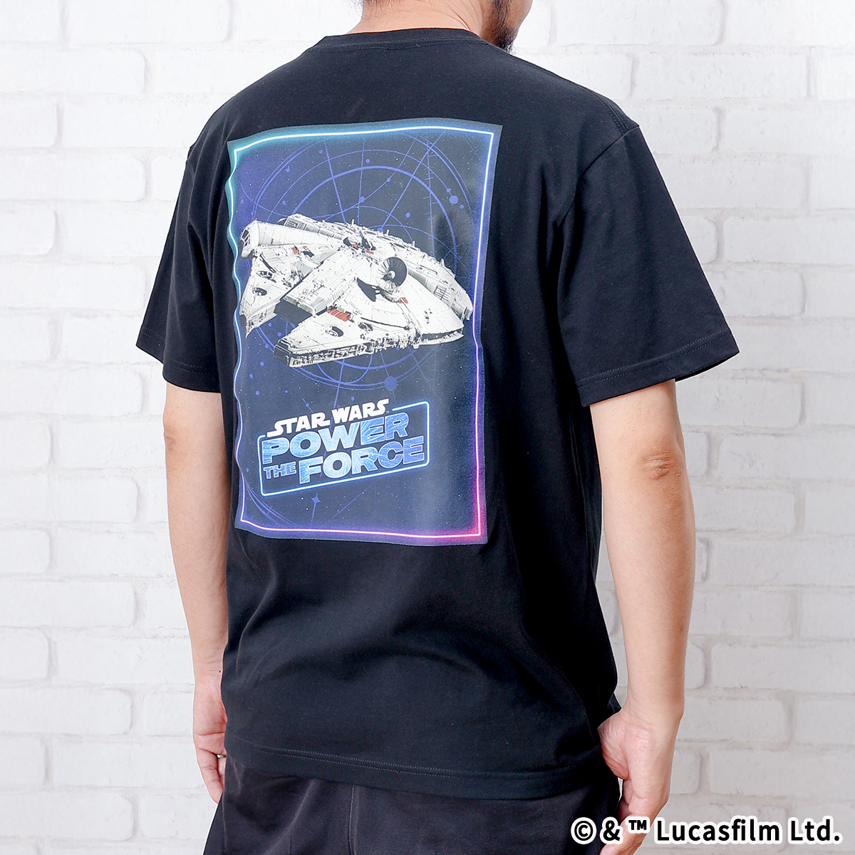 STAR WARS POWER THE FORCE Tシャツ MillenniumFalcon