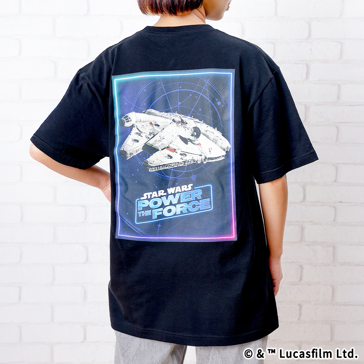 STAR WARS POWER THE FORCE Tシャツ MillenniumFalcon