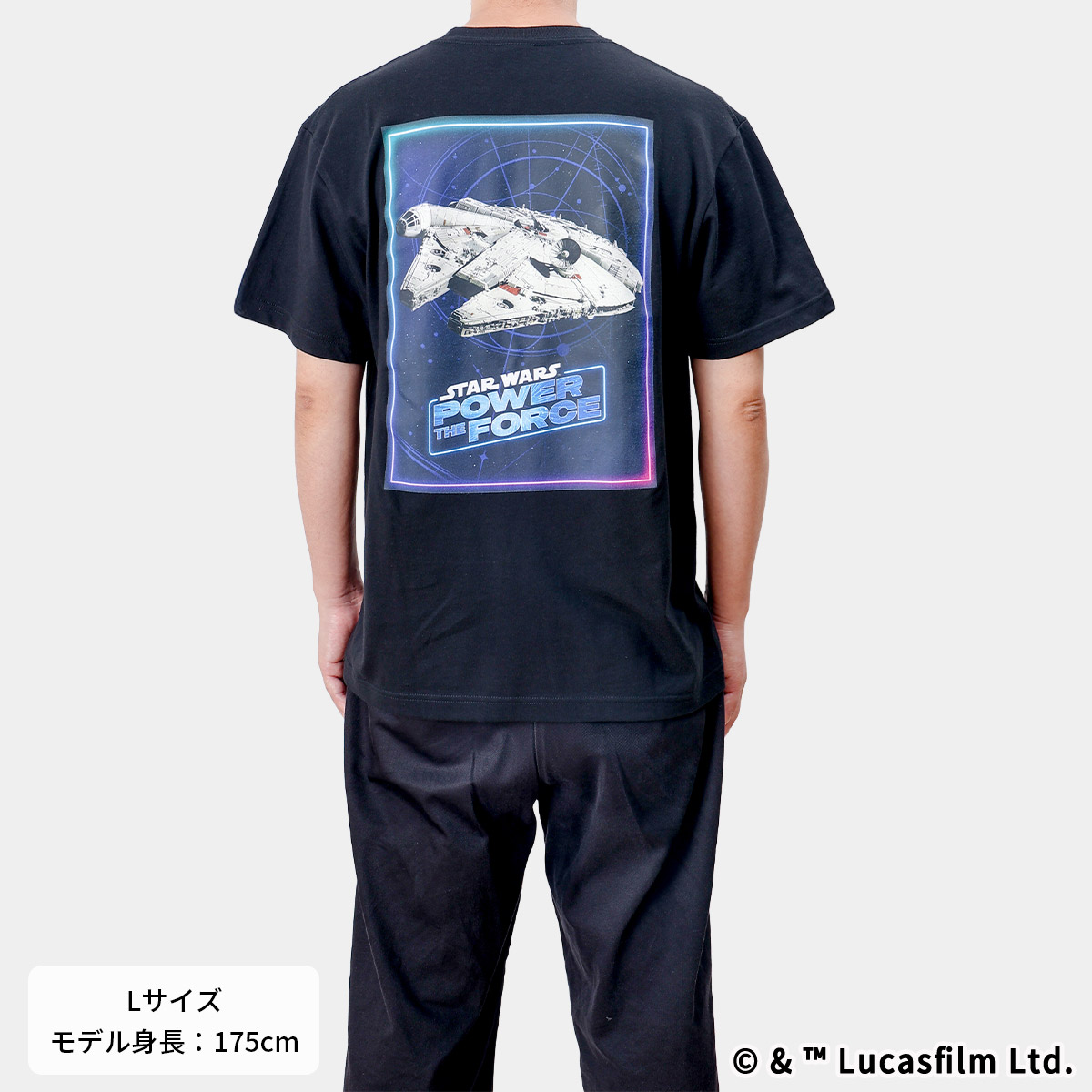 STAR WARS POWER THE FORCE Tシャツ MillenniumFalcon