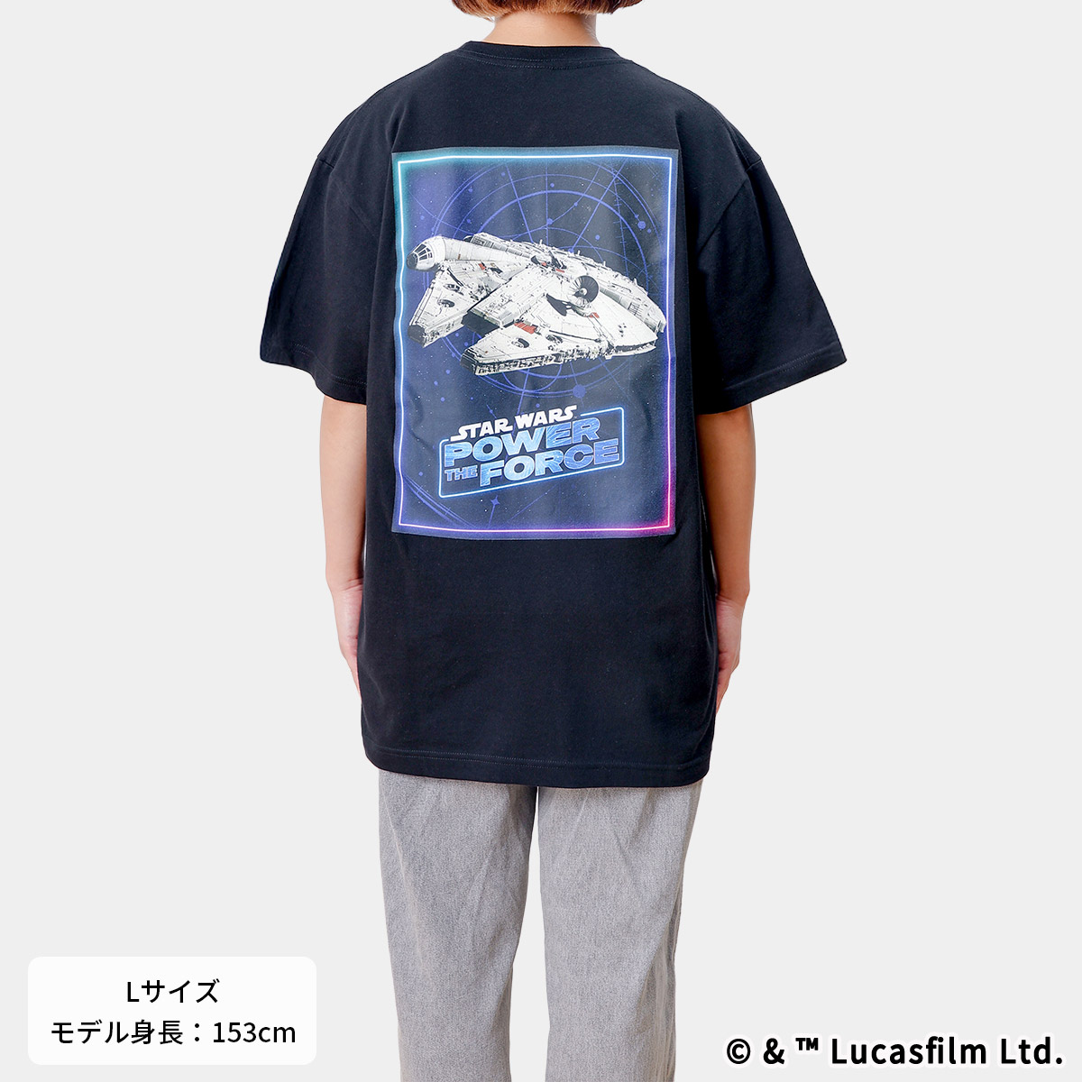 STAR WARS POWER THE FORCE Tシャツ MillenniumFalcon