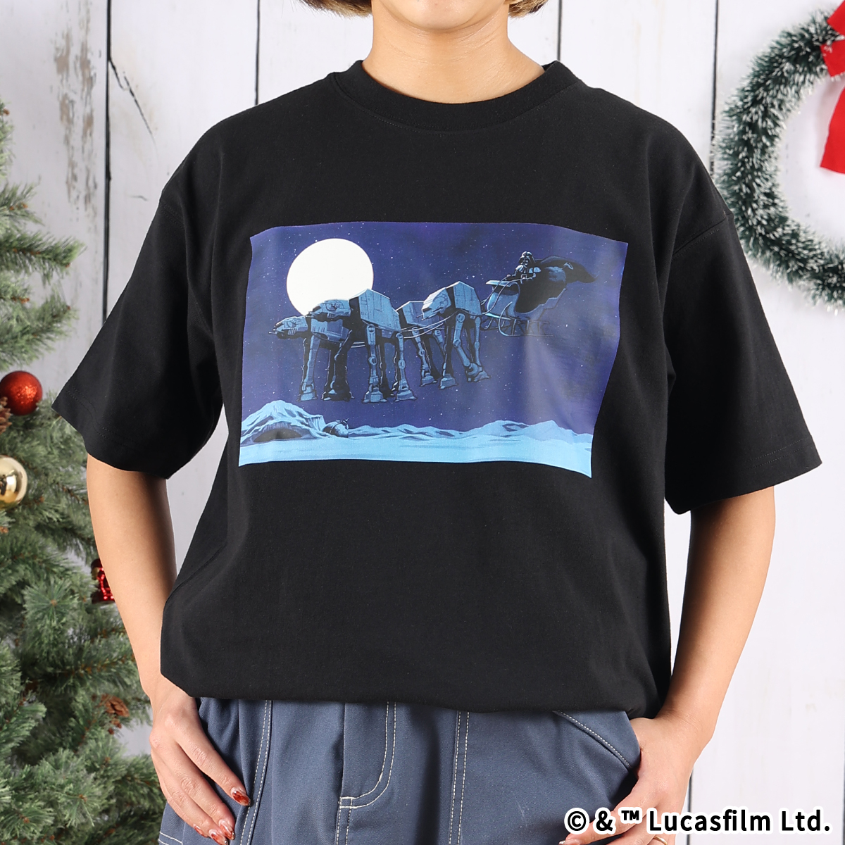 STAR WARS HOLIDAY Tシャツ Vader Santa