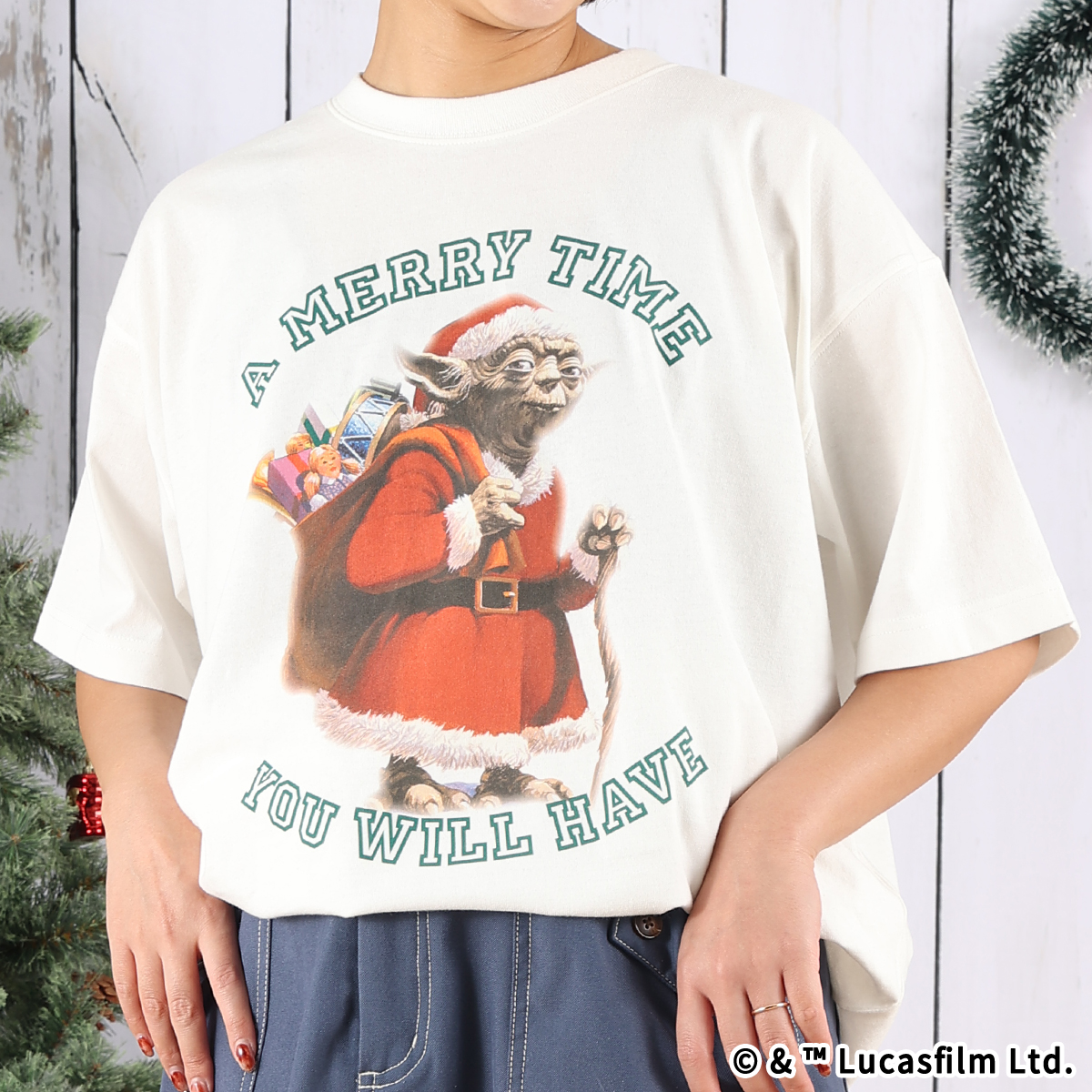STAR WARS HOLIDAY Tシャツ Yoda
