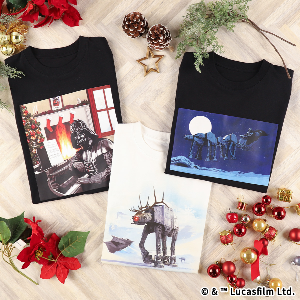 STAR WARS HOLIDAY Tシャツ AT-AT